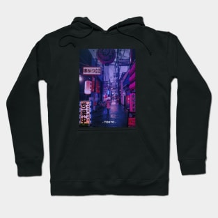 Tokyo Street Neon Synthwave Hoodie